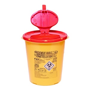 Cutie Recipient Deseuri Medicale Intepatoare Taietoare 1.5L