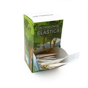 Cutie cu 5000 de elastice intraorale in 50 de pungute