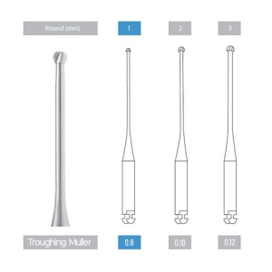 Freza Endo troughing Mueller acces RA 0.8mm