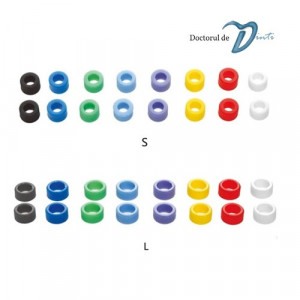 Inele silicon color codare instrumente dentare BS08 S si L