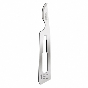Lame Pentru Bisturiu Sterile Nr. 15C Falcon - Cutie 100 Bucati