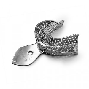 Linguri amprenta dentara perforate inox maxilar inferior S