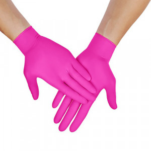 Manusi medicina dentara Nitrylex Roz Magenta nepudrate