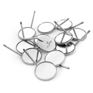 Oglinda Dentara Plana Nr5 Otel Inoxidabil Set De 12Buc
