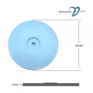 Dimensiuni polipant lenticular nemontat pentru ceramica albastru