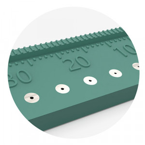 Rigla calibrare ace si conuri endodontie GP Ruler Perfect