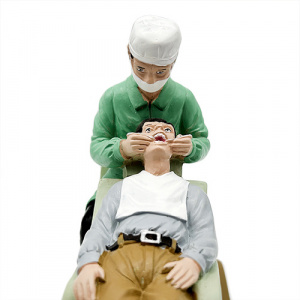 Statueta stomatolog si pacient ergonomic DE875
