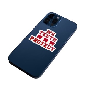 Sticker pentru telefon Teeth protect