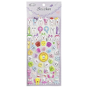 Stickere 3D Forma Dinte TZ-019