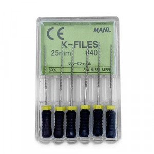 Ace endodontice Kerr files 40 25mm MANI