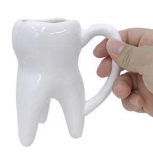 Cana Ceramica In Forma de Molar QT-128