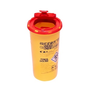 Cutie Recipient Deseuri Medicale Pentru Intepatoare Taietoare 0.5L