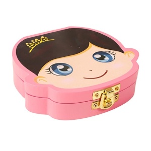 Cutiuta pentru dinti de lapte roz