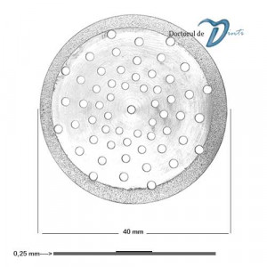 Dimensiuni disc diamantat sectionare modele gips 40 mm CM02