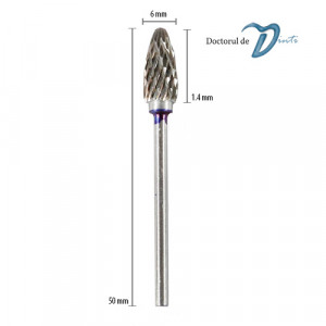 Dimensiuni freza extradura tungsten carbid piesa dreapta F6