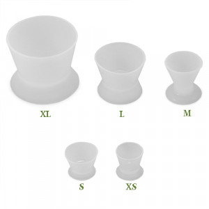 Godeuri silicon cu ventuza pentru mixarea materialelor dentare XL