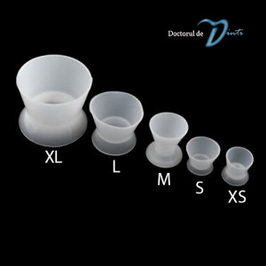 Godeu silicon cu ventuza mixare materiale dentare 5 modele