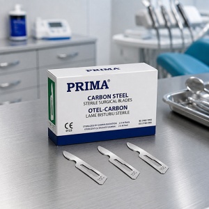 Lame de bisturiu sterile otel carbon nr 15C set 100 bucati