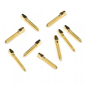 Pivoti endodontici auriti set 10 bucati lungime de 10 mm