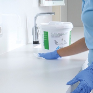 Servetele dezinfectante pentru suprafete FD 366 container 100buc