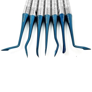 Set Cu 7 Elevatoare Luxatoare PDL Bernard Titanium Blue