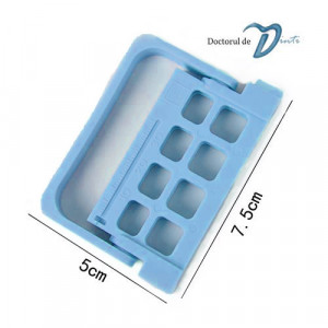 Dimensiune stand suport autoclavabil pentru ace endodontice ED08