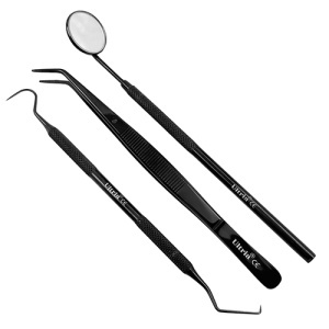 Trusa Consultatie Stomatologie Black Line 3 Piese
