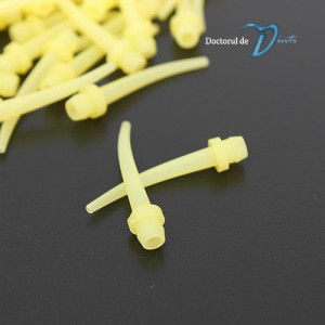 Varfuri intraorale galbene aplicare materiale dentare 100 buc