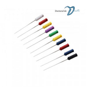 Ace endodontice Tire Nerf maner din plastic asortate set 10 buc