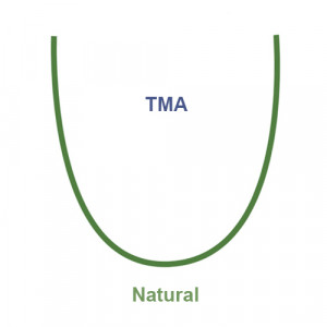 Arc TMA beta titan ovoid 1buc arcada inferioara