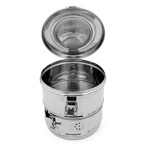 Casoleta Din Inox Sterilizare Instrumentar Medical 15x15cm