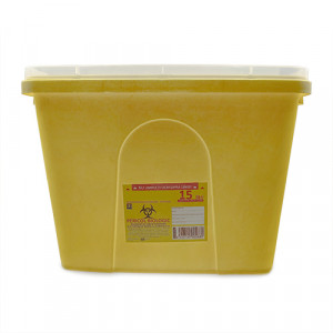 Cutie recipient deseuri medicale intepatoare taietoare capacitate 15L