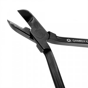 Cleste ortodontie cutter hard wire black line mic 14cm