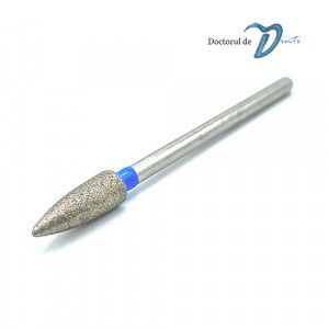 Freza diamantata piesa dreapta 853050 inel albastru tehnica dentara