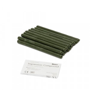 Material de amprenta termoplastic verde Kerr batoane 15buc