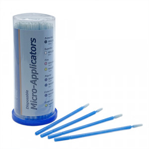Micro aplicatoare stomatologice cu cap lung set 100 bucati