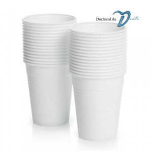 Pahare unica folosinta 80 ml set 100 bucati - Img 2
