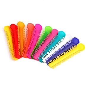 SALE - Module elastice color 1040 ligaturi 40 sticks ALBASTRU - Img 2