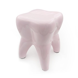 Scaun Forma Dinte Roz 32cm