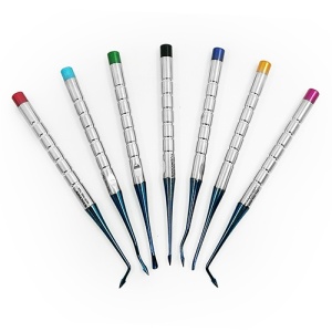 Setul 7 Elevatoare Luxatoare PDL Bernard Titanium Blue
