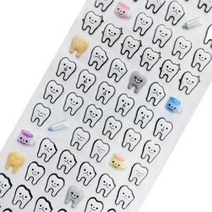 Stickere 3D Forma de Dinte TZ-017