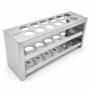 Suport Inox Pentru Eprubete PRF 12 Orificii
