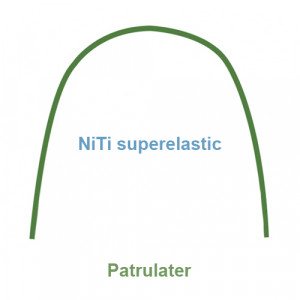 Arcuri NiTi superelastice patrulatere 10buc
