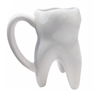 Cana Ceramica Cafea Forma de Molar QT-128