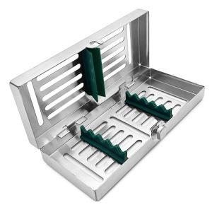 Caseta Pentru Sterilizare Cu Suport Silicon 5 Sloturi