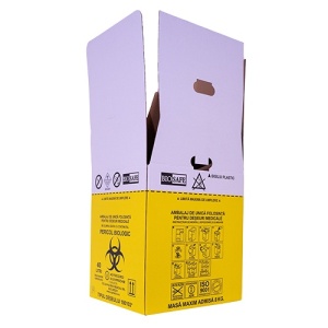 Cutie Carton Sac 40L Deseuri Medicale