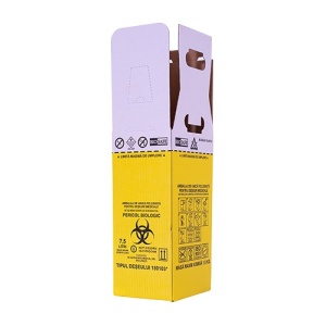Cutie Carton Cu Sac De 7.5L Deseuri Medicale