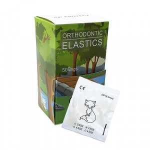 Elastice ortodontice intraorale latex 3.5oz medium 14 6.4mm 5000 bucati