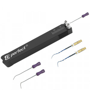 Instrument curbat ace endodontice si rigla Probend