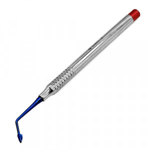 Luxator sindesmotom curbat dreapta titanium-blue 4mm medicina dentara